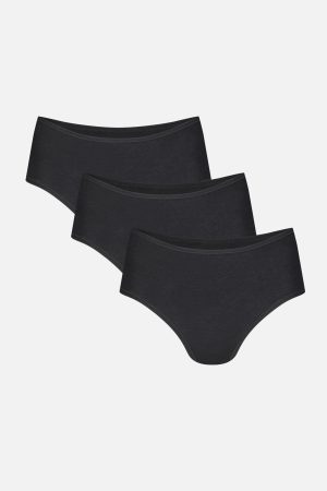 Cloud Cotton Boy Short in Black (Pack)